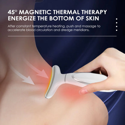 Microcurrent - Neck & Face 4 LED Therapy EMS  Specialised Tightening & Lifting Device - Anti Wrinkle - excess Skin -Double Chin Remover **Top Quality**